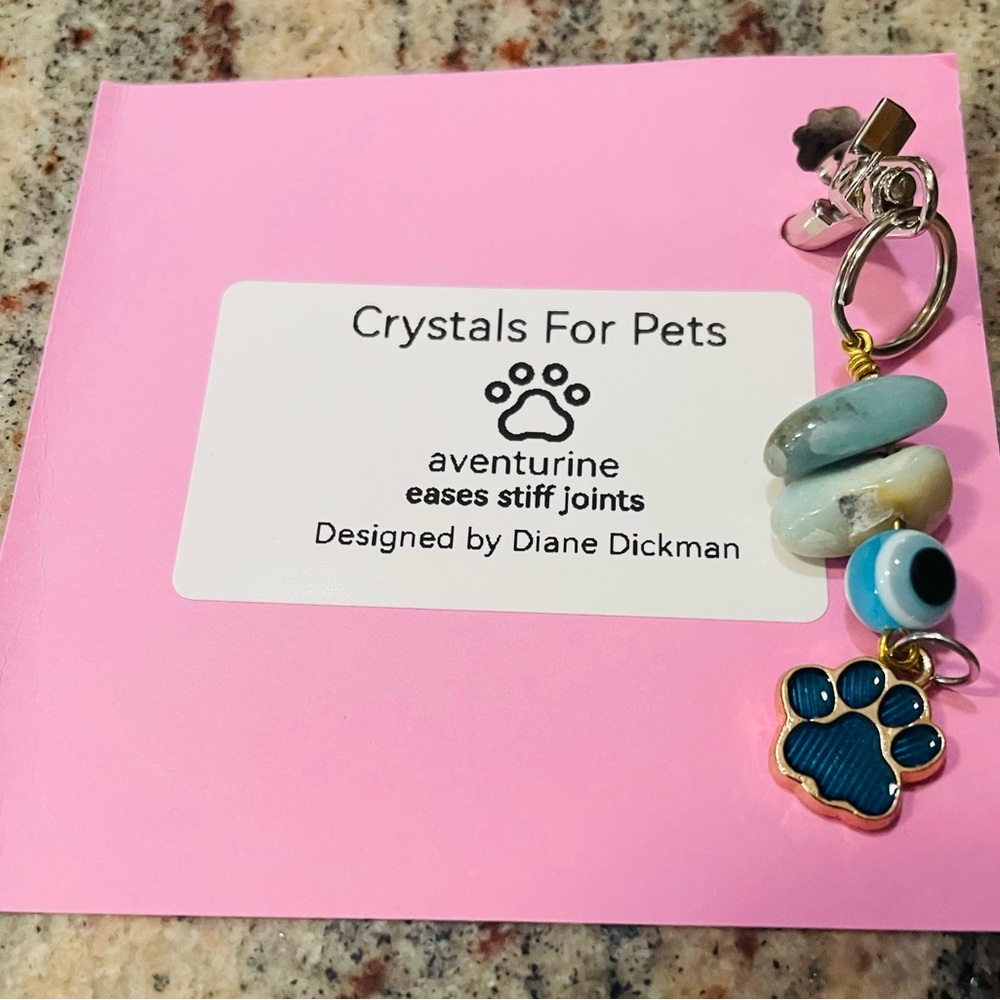 Newly, Handcrafted Crystals For Pets (Dog/Cat Collar)